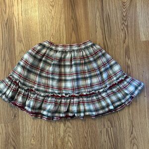 Tommy Bahama Plaid Ruffle Skirt